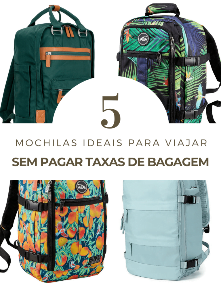 5 mochilas ideais para viajar sem pagar taxas de bagagem