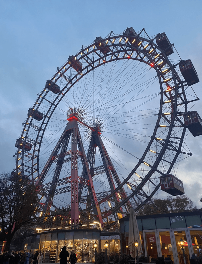 A Roda Gigante de Viena  Mari Pelo Mundo - Viagens exclusivas e de luxo em  família